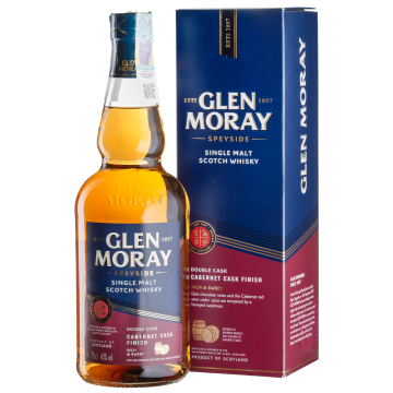 Віскі Glen Moray Cabernet Cask Finish, gift box, 0.7 л