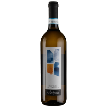 Вино I Stefanini Pinot Grigio delle Venezie DOC / Піно Гріджо делле Венеціе DOC, біле сухе, 0.75 л
