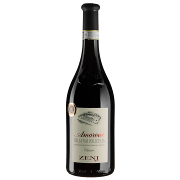 Вино Zeni Amarone della Valpolicella Classico / Амароне делла Вальполічелла Классіко 2021, червоне сухе, 0.75 л