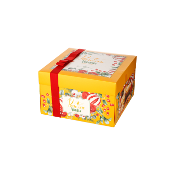 Панеттоне з ананасом, гуавою та папаєю 1кг, Amaretti Virginia