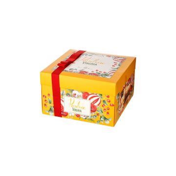 Панеттоне з ананасом, гуавою та папаєю 1кг, Amaretti Virginia