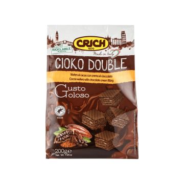 Вафлі з какао начинкою 200г, Crich