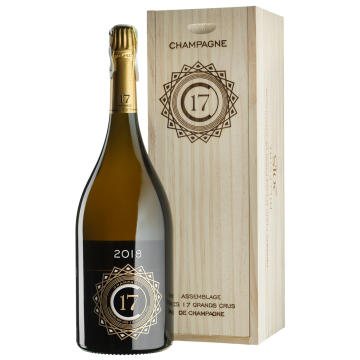 Шампанське Champagne Andre Julien C17 Grands Crus, gift box / C17 Гран Крю, подарункова коробка 2018, біле, 1.5 л