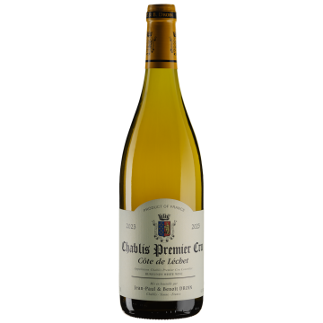 Вино Jean-Paul & Benoit Droin Chablis Cote de Lechet / Шаблі Кот де Леше 2023, біле сухе, 0.75 л