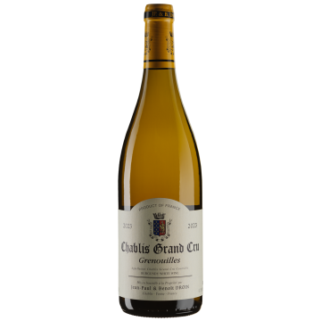 Вино Jean-Paul & Benoit Droin Chablis Grenouilles / Шаблі Гренуй 2023, біле сухе, 0.75 л