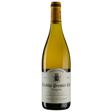 Вино Jean-Paul & Benoit Droin Chablis Vosgros / Шаблі Вогро 2023, біле сухе, 0.75 л