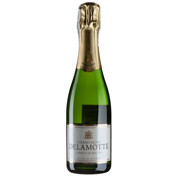 Шампанське Delamotte Brut Blanc de Blancs / Брют Блан де Блан, біле, 0.375 л