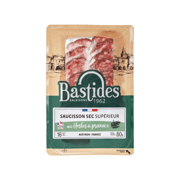 Ковбаса суха з прованськими травами 80г, Bastides
