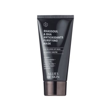 Маска очищуюча для обличчя Расул та BHA Антиоксиданти "Rhassoul & BHA Antioxidants" 50мл, Allies of Skin