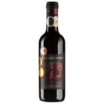 Вино Masso Antico Primitivo Salento IGT Da Uve Leggermente Appassite / Прімітіво Саленто IGT Да Уве Леджерменте Аппассіте, червоне напівсухе, 0.375 л