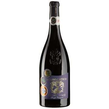 Вино Masso Antico Primitivo del Salento IGT "Single Estate" Organic / Прімітіво дель Саленто IGT "Сінгл Естейт" Органік, червоне сухе, 0.75 л