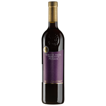 Вино Boccantino Nero di Troia Primitivo Puglia IGT / Неро ді Троя Прімітіво Пулья IGT, червоне сухе, 0.75 л