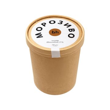 Морозиво пломбір Шоколадний 15% 700г, Bakehouse