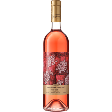 Вино Big Wines Big Art Pinot Noir / Біг Арт Піно Нуар, рожеве сухе, 0.75 л