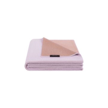 Плед лілово-коричневий Lilac Brown 130х170см, Woolkrafts