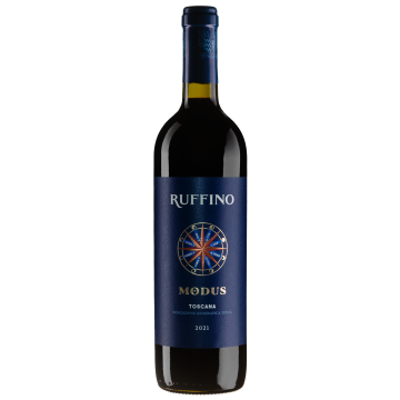 Вино Ruffino Modus / Модус 2021, червоне сухе, 0.75 л