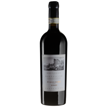 Вино Salicutti Brunello di Montalcino "Piaggione" / Брунелло ді Монтальчіно "П'яджоне" 2020, червоне сухе, 0.75 л