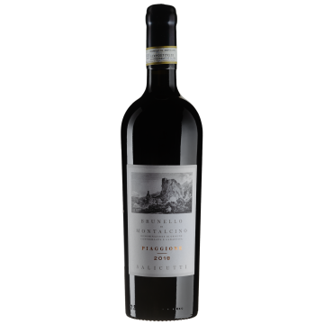 Вино Salicutti Brunello di Montalcino "Piaggione" / Брунелло ді Монтальчіно "П'яджоне" 2018, червоне сухе, 0.75 л