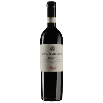 Вино Allegrini Recioto Valpolicella Classico Giovanni Allegrini / Речото Вальполічелла Классіко Джованні Аллегріні 2019, червоне солодке, 0.5 л