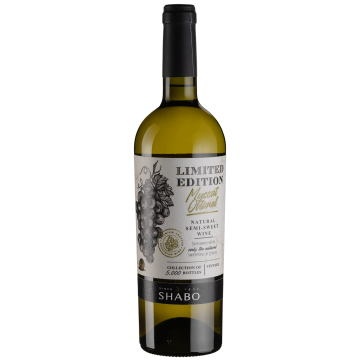 Вино Shabo Muscat Ottonel Limited Edition / Мускат Оттонель Лімітед Едішн, біле напівсолодке, 0.75 л