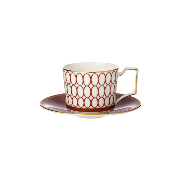 Чашка з блюдцем червона 250мл Renaissance Red, Wedgwood