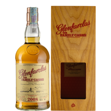 Віскі Glenfarclas The Family Cask S24 #2112, wooden box 2008, 0.7 л