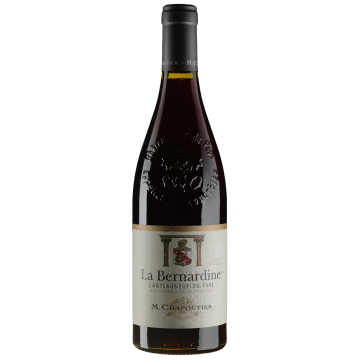 Вино Chapoutier Chateauneuf du Pape La Bernardine Rouge / Шатаньоф дю Пап Ла Бернардін Руж 2022, червоне сухе, 0.75 л