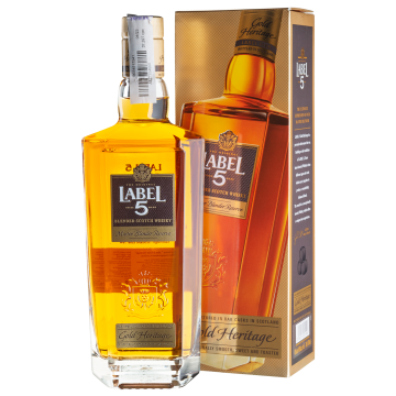 Віскі Label 5 Gold Heritage, gift box, 0.7 л