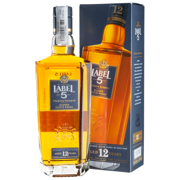 Віскі Label 5 12yo, gift box, 0.7 л