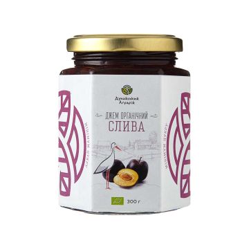 Джем сливовий органічний 350г, Дунайський Аграрій