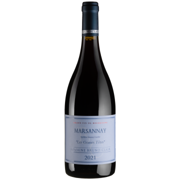 Вино Domaine Bruno Clair Marsannay Les Grasses Tetes / Марсаней Ле Грассе Тете 2021, червоне сухе, 0.75 л