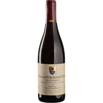 Вино Domaine Follin Arbelet Pernand-Vergelesses 1er Cru Les Fichots / Перно-Вержелє Прем'єр Крю Ле Фішо 2021, червоне сухе, 0.75 л