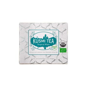 Чай білий Тропічний органічний пакет. 20х2г, Kusmi Tea