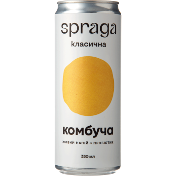 Напій ферментований Комбуча 330мл, Spraga ж/б