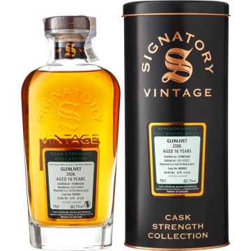 Віскі Signatory Glenlivet Cask Strength, 0.7 л