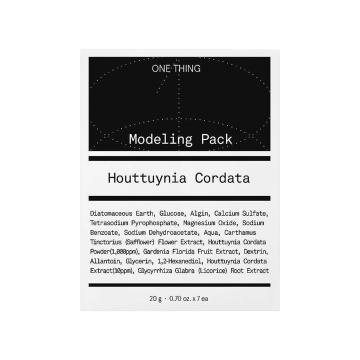 Набір масок для обличчя моделюючих з екстрактом гуттуїнії Houttuynia Cordata 7штх30г, One Thing