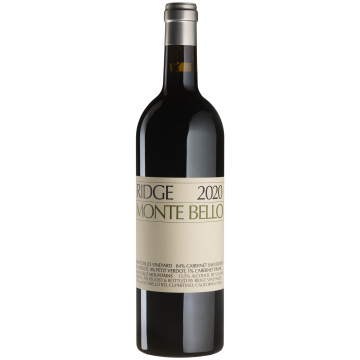 Вино Ridge Vineyards California Monte Bello / Каліфорнія Монте Белло 2020, червоне сухе, 0.75 л