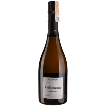 Шампанське Champagne Hure Freres 4 Elements Chardonnay "Les Blanches Voies" / 4 Елементс Шардоне "Лє Бланш Вуа" 2017, біле, 0.75 л