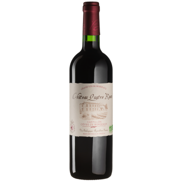 Вино Chateau Quatre Rieux Chateau Quatre Rieux / Шато Куатр Рійо, червоне сухе, 0.75 л