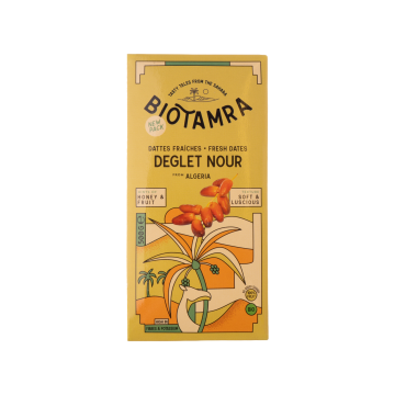Фінік розморожений Деглет Нур з кісточкою органічний 500г, Biotamra