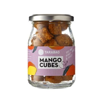 Манго сушений нарізаний кубиками органічний 160г, Tarabao
