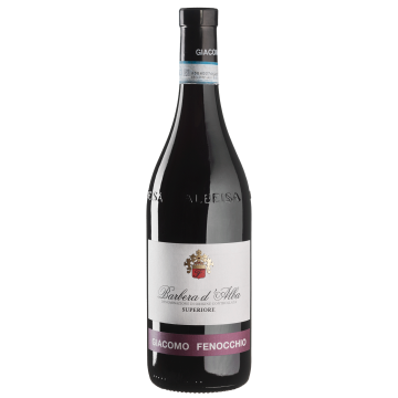 Вино Giacomo Fenocchio Barbera d'Alba Superiore / Барбера д'Альба Суперіоре, червоне сухе, 0.75 л
