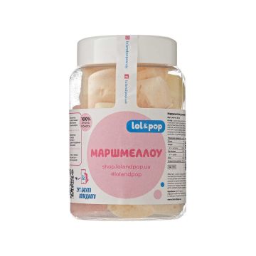 Маршмеллоу в баночці 130г, LOL&POP