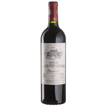 Вино Chateau Grand-Puy-Lacoste Chateau Grand-Puy-Lacoste / Шато Гран-Пуі-Лакост 2017, червоне сухе, 0.75 л