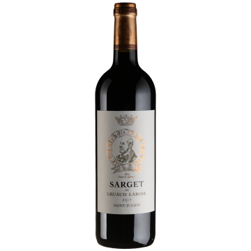 Вино Sarget de Gruaud Larose Sarget De Gruaud Larose / Саржет де Груо Ляроз 2017, червоне сухе, 0.75 л