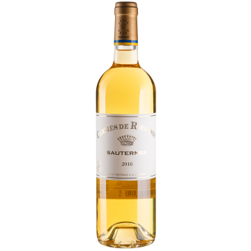 Вино Les Carmes de Rieussec Les Carmes de Rieussec / Ле Карм де Ріессек 2016, біле солодке, 0.75 л