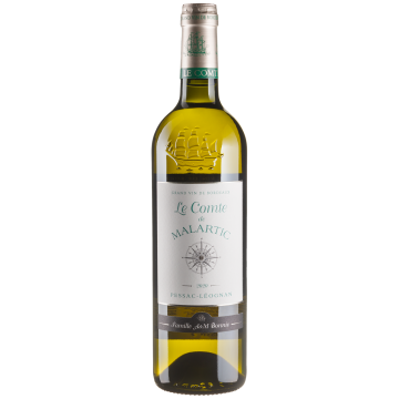 Вино Chateau Malartic-Lagraviere Le Comte de Malartic / Ле Комте де Маляртік 2020, біле сухе, 0.75 л