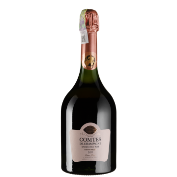 Шампанське Taittinger Comtes de Champagne Rose / Комт де Шампань Розе 2011, рожеве, 0.75 л