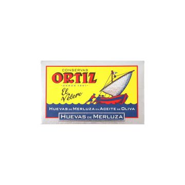 Консерви рибні “Ікра Мерлузи в оливковій олії” 110г, Ortiz