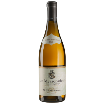 Вино Chapoutier Crozes Hermitage Les Meysonniers Blanc / Крозе Ермітаж Лє Мейсон'є Блан 2022, біле сухе, 0.75 л